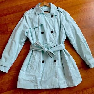 GAP Mint Trench Coat